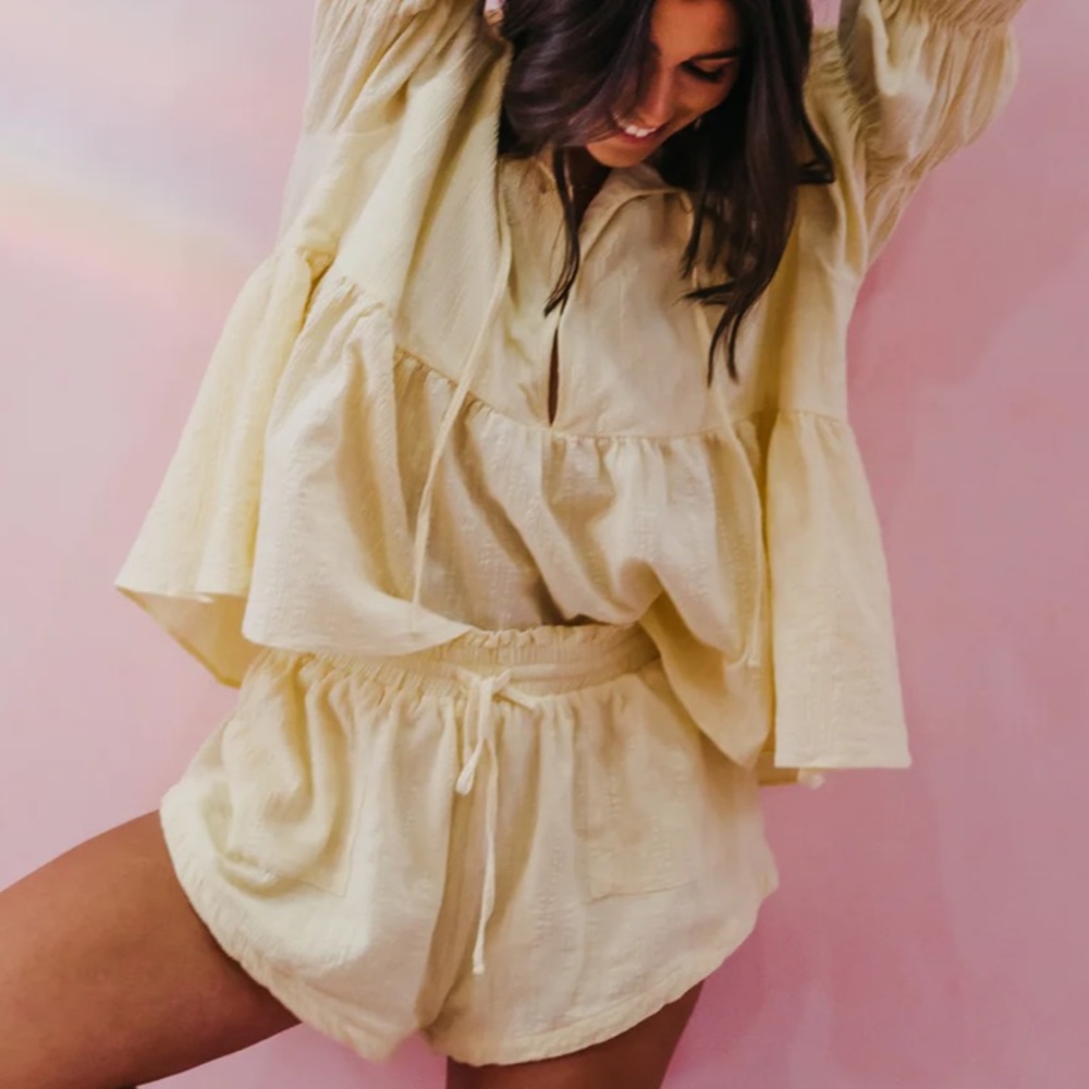 LUNA LANE THE FOX SHORT / LEMON SHORTS